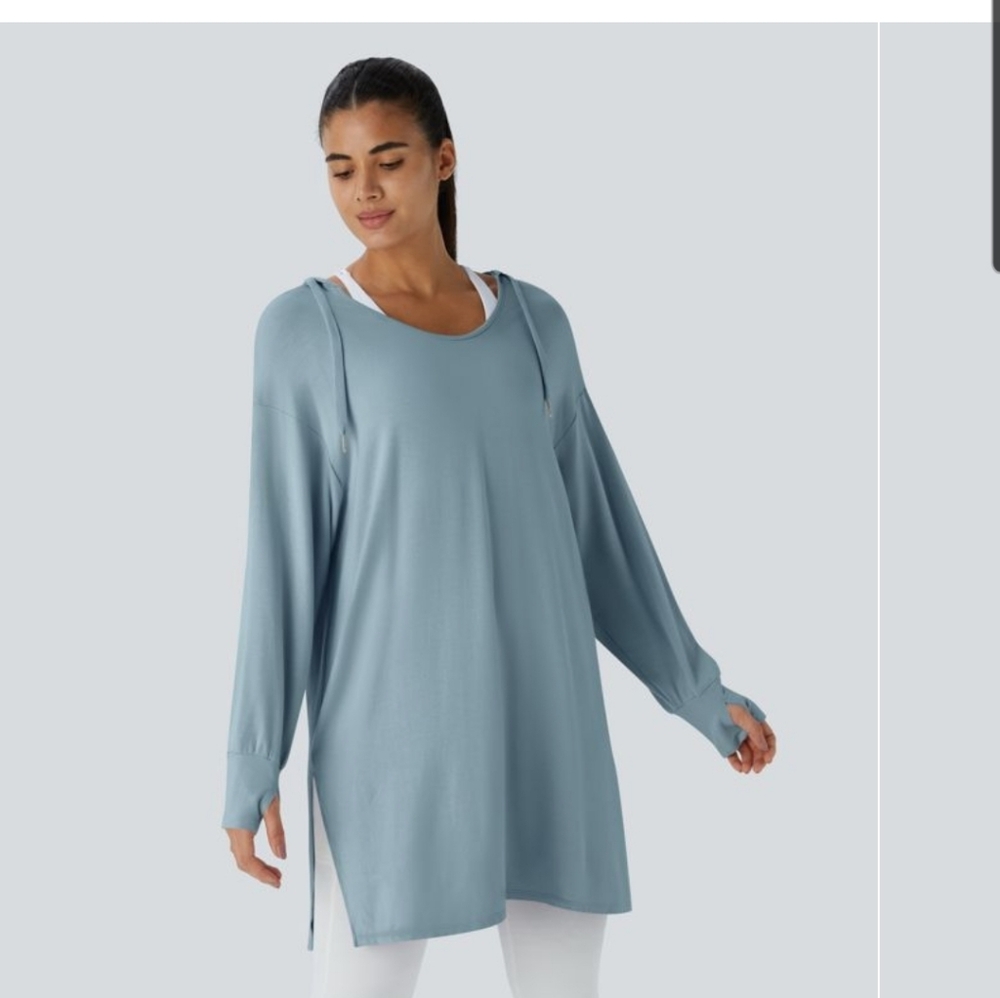 Halara Blue Long Sleeve Top